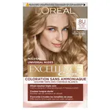 Coloration Permanente 8U Blond Clair Universel Sans Ammoniaque Couvre 100% Cheveux Blancs Excellence Nude L'OREAL PARIS