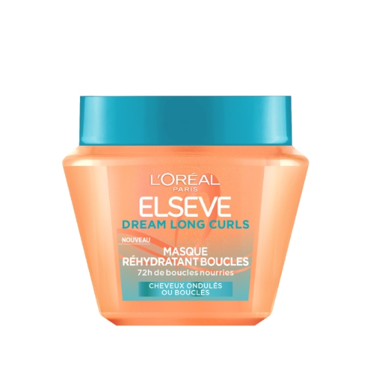 Masque Capillaire Réhydratant Boucles pour Cheveux Ondulés et Bouclés Elseve Dream Long Curls ELSEVE