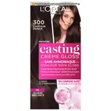Coloration 300 Châtain Foncé Corsé Sans Ammoniaque Crème Gloss Casting Crème Gloss L'OREAL PARIS