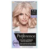 Coloration Permanente 9.12 Sibérie Blond Très Clair Brillance Haute Intensité Préférence L'OREAL PARIS