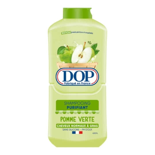 Shampoing Purifiant pour Cheveux normaux à gras Pomme verte Dop DOP