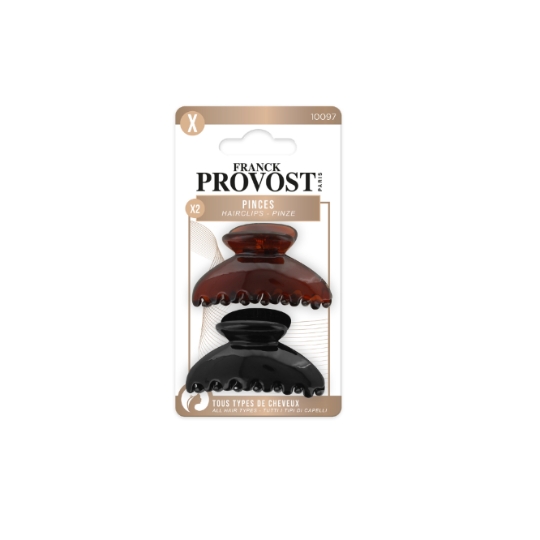 Pinces à Cheveux Noire et Marron FRANCK PROVOST