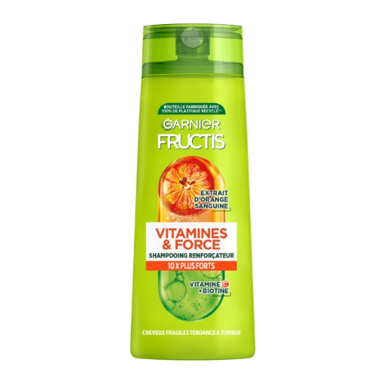Shampoing Renforcateur pour Cheveux fragiles Vitamines & Force FRUCTIS