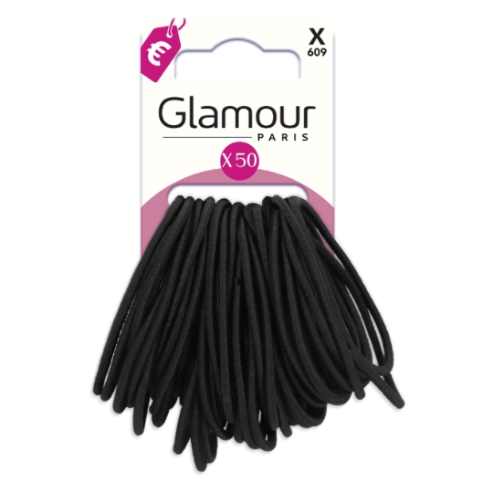 Elastiques à Cheveux Noirs GLAMOUR PARIS