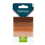 Elastiques à Cheveux Fin Nude Beige Marron Recyclé GLAMOUR STYLE