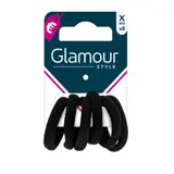 Elastiques à Cheveux Mousse Noir GLAMOUR STYLE