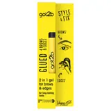 Gel coiffant Tenue Longue Durée 2 en 1 Sourcils et Bordures Vegan Glued Style & Fix GOT2B