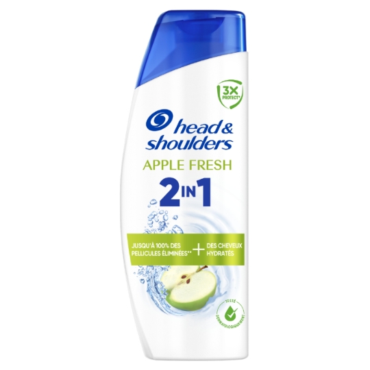 Shampoing Antipelliculaire 2en1 Pomme Fraîcheur HEAD & SHOULDERS