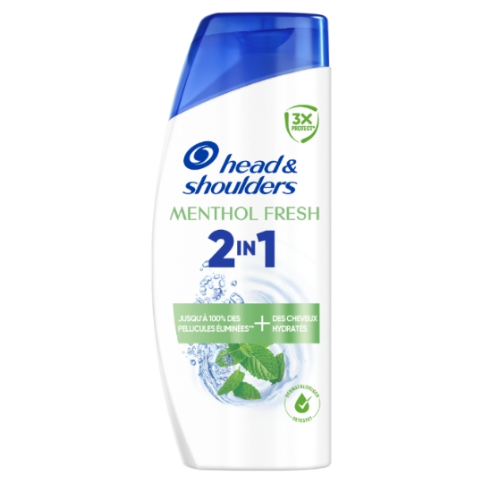 Shampoing Antipelliculaire 2en1 Menthol Fresh HEAD & SHOULDERS
