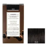 Coloration Permanente 3.0 Châtain Foncé Naturel Huile d'Argan KORRES