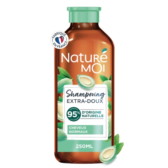 Shampoing Extra Doux pour Cheveux normaux Amande Douce Bio NATURE MOI