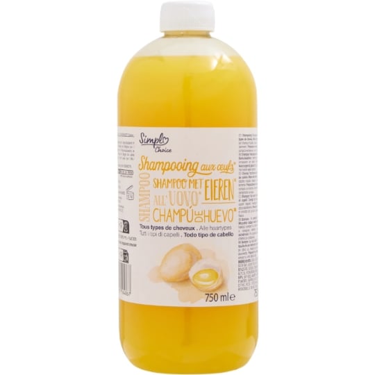 Shampoing Pour Tous Types De Cheveux Aux Oeufs SIMPL