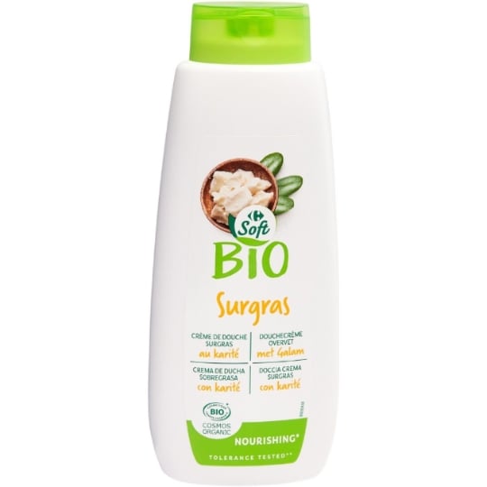Crème Douche Surgras Karité CARREFOUR SOFT