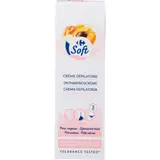 Crème Dépilatoire Peau Normale Huile d'Abricot et Beurre de Karité Aisselles Maillot Jambes CARREFOUR SOFT
