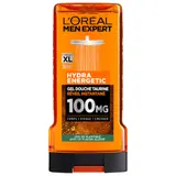 Gel Douche Homme Corps Visage Cheveux Taurine Réveil Instantané Hydra Energetic Men Expert L'OREAL PARIS