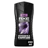 Gel douche Homme Corps Cheveux Visage Fraîcheur Parfum Noix de Coco et Poivre Noir Provocation AXE