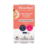 Bandes de cire Froide Visage Peau Sensible Haute Performance BLONDEPIL
