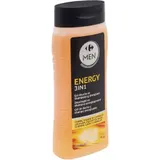 Gel douche et shampooing énergisant 4 en 1 aux notes d'agrumes CARREFOUR MEN