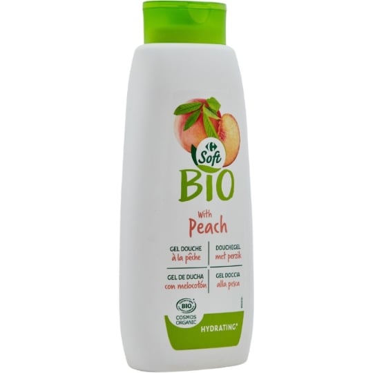 Gel douche Pêche CARREFOUR SOFT BIO