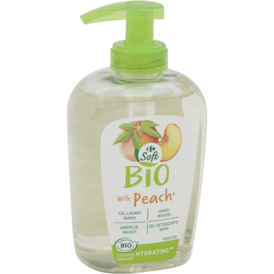 Savon Liquide Mains Pêche CARREFOUR SOFT BIO