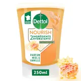 Recharge Savon Liquide Mains Miel Beurre de Karité Antibactérien No Touch DETTOL