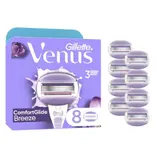 Lames de Rasoir Pour Femme 3 Lames ComfortGlide Breeze Parfum Freesia Barres De Gel Intégré GILLETTE VENUS