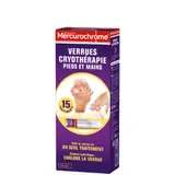 Traitement Verrues Résistantes Mains et Pieds Cryothérapie MERCUROCHROME