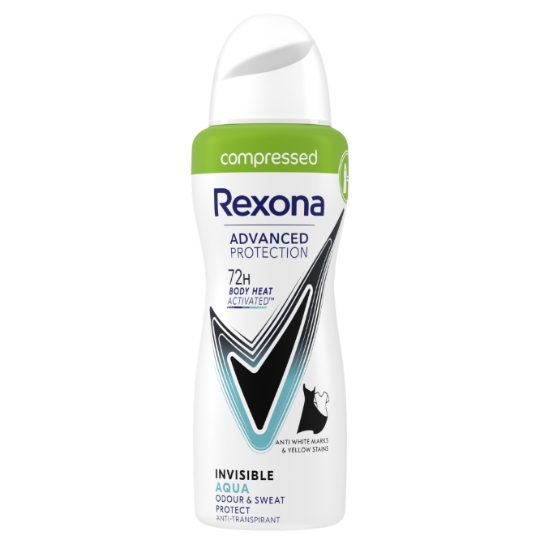 Déodorant spray Anti-traces Invisible Aqua Advanced Protection REXONA