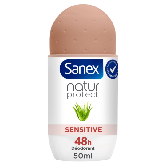 Déodorant Bille Natur Protect Aloe Vera Bio Peaux Sensibles 48 h SANEX