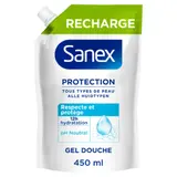 Gel douche Protection Tous Types de Peau Respecte et Protège Hydratant pH Neutre SANEX