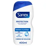Crème de douche Tous Types de Peau Hydratante Protectrice pH Neutre Protection SANEX