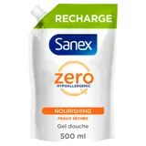 Gel Douche Recharge Hypoallergénique Hydratant Peaux Sèches SANEX
