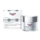 Soin Visage Hydratant Femme Peau Sèche Hyaluron-Filler Spf 15 EUCERIN