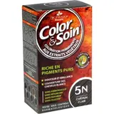 Coloration Permanente 5N Châtain Clair Sans Ammoniaque Color et Soin 3 CHENES