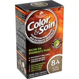 Coloration Permanente 8A Blond Cendré Sans Ammoniaque Color et Soin 3 CHENES
