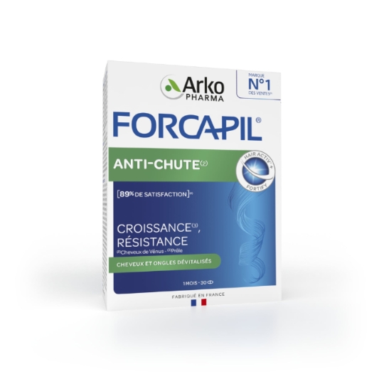 Complément alimentaire Anti-Chute Pousse Croissance & Résistance Cheveux et Ongles ARKOPHARMA
