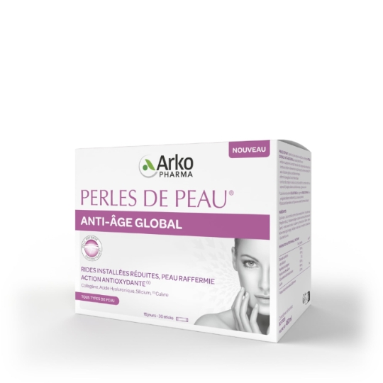 Complément alimentaire Anti-Age Global Rides Installées Réduites Peau Raffermie Action Antioxydante ARKOPHARMA
