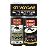 Anti-moustiques Lotion Haute Protection Peau et Vêtements Efficacité 8h CINQ SUR CINQ