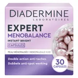 Capsules de Soin Instant Bright Double Action Anti-tâches pour Peau Ménopausée Expert Menobalance DIADERMINE