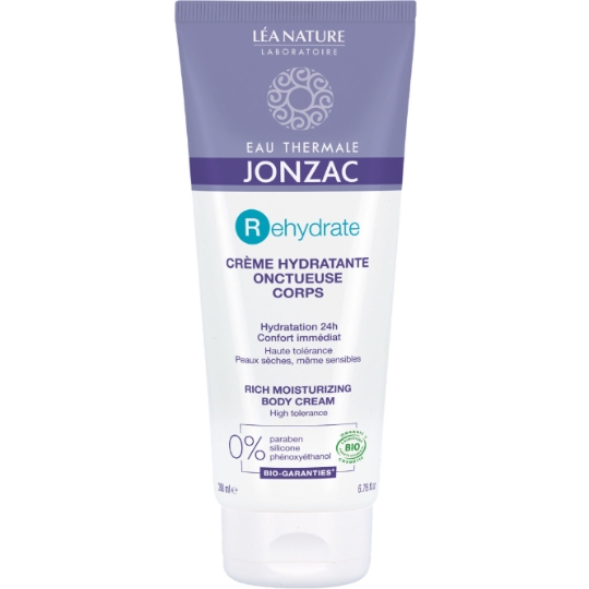 Crème Corps Peau Sèche et Sensible Hydratante 24h Bio EAU THERMALE JONZAC