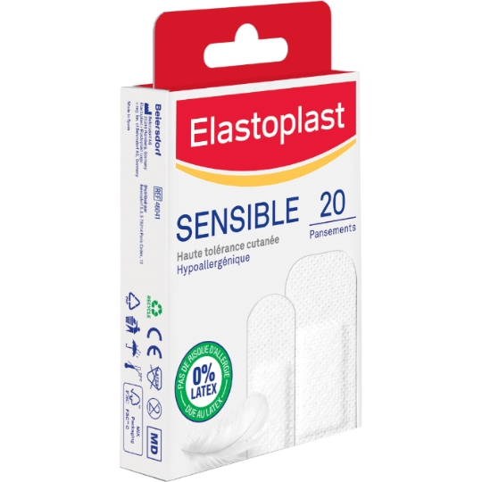 Pansements Sensitive Hypoallergénique 2 Tailles ELASTOPLAST