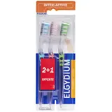 Brosse à dents Medium Interdentaire Complète et Adaptée Inter-Active ELGYDIUM