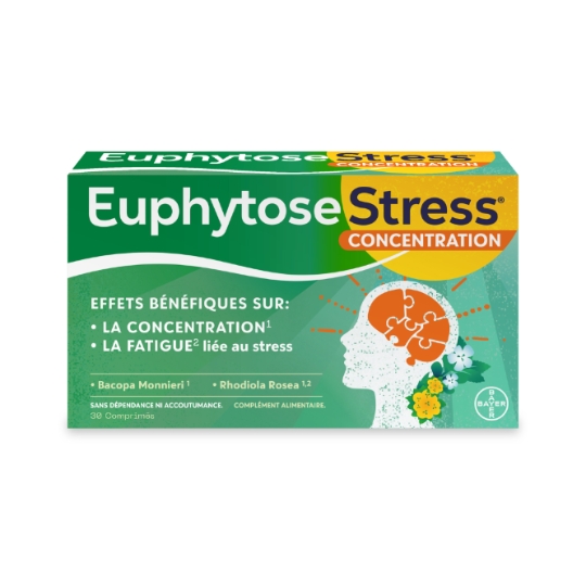 Complément alimentaire Résistance Physique et Emotionnelle au Stress Améliore l'Humeur EUPHYTOSE