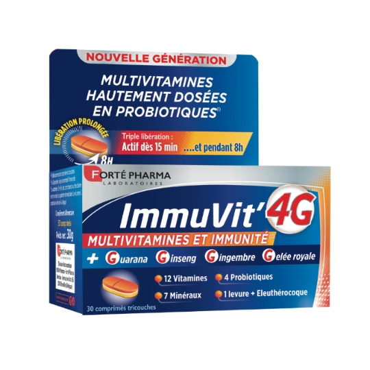 Complément alimentaire Junior Multivitamine Immunité Enrichi en 4G FORTE PHARMA
