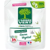 Lessive liquide Savon Végétal Hypollergénique Ecolabel L'ARBRE VERT