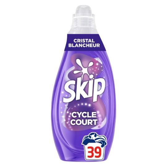 Lessive Liquide Mon Cycle Court Parfait Cristal Blancheur SKIP