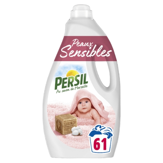 Lessive liquide Au savon de Marseille Peaux Sensible PERSIL