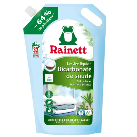 Lessive liquide Bicarbonate de soude RAINETT