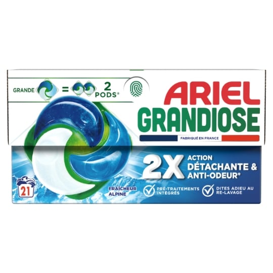 Lessive capsules Fraicheur Alpine ARIEL