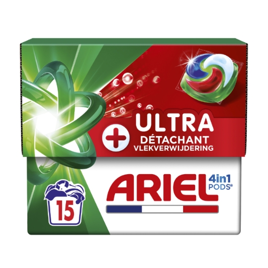 Lessive Capsules 4in1 Pods +Ultra Détachant ARIEL